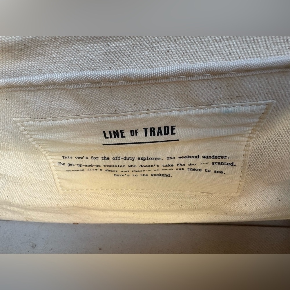 Line of Trade Weekender Bag - Off-White/Brown - Picture 8 of 13